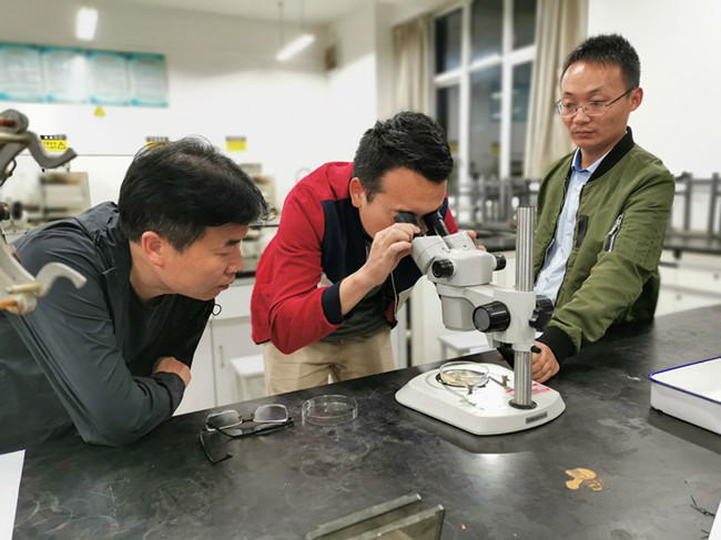 图3.第二轮选拔赛之掺假鱼粉鉴定项目