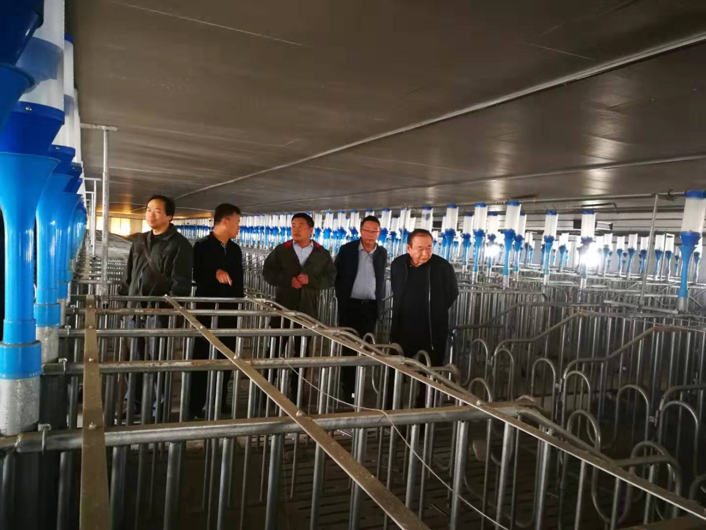 参观驻马店丰源和普控股有限公司新建猪场